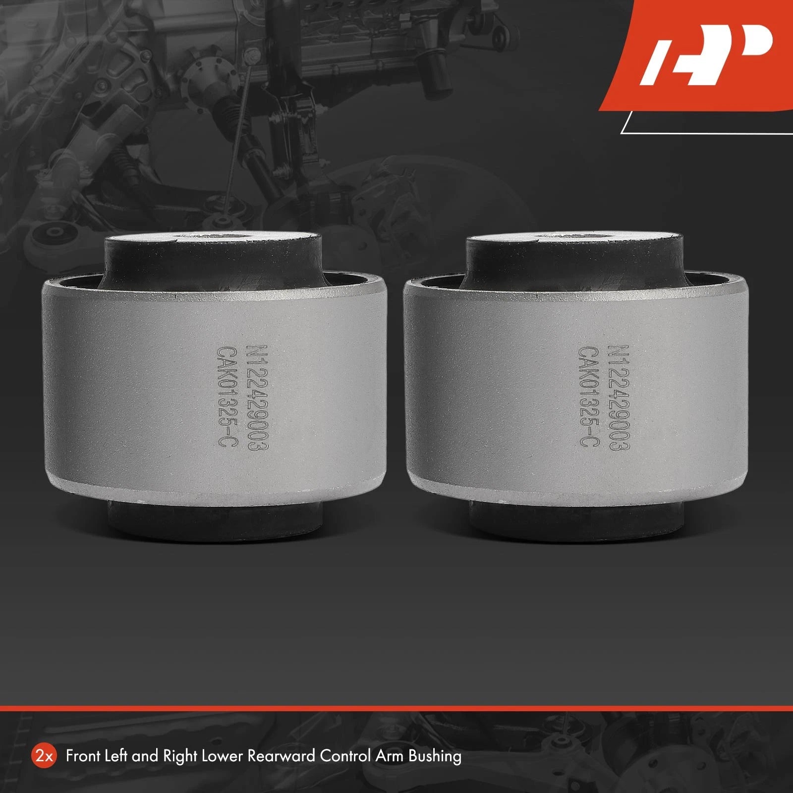 2X Front Lower Control Arm Bushings for Ford Fiesta (2011-2018)