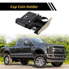 Cup Holder for Ford F-450 F-350 F-250 F-550 (1999–2004) Coin Holder Brown