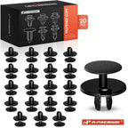20Pcs 7mm Nylon Hood & Trunk Retainer Fasteners for BMW 