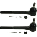Set of 2 Inner Steering Tie Rod Ends Moog for Chevy C1500 GMC C2500 (1990–1999)
