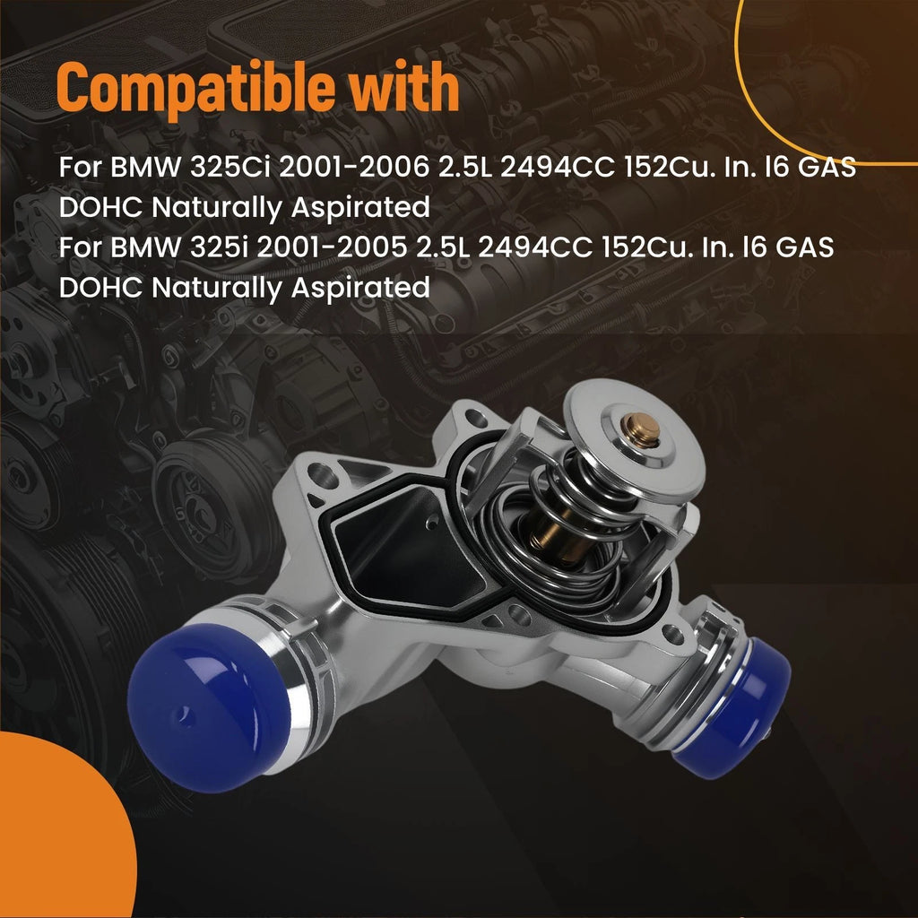 Thermostat Cooling Housing Kit for BMW 325xi/325i 2.5L (2001–2005) 11531437040