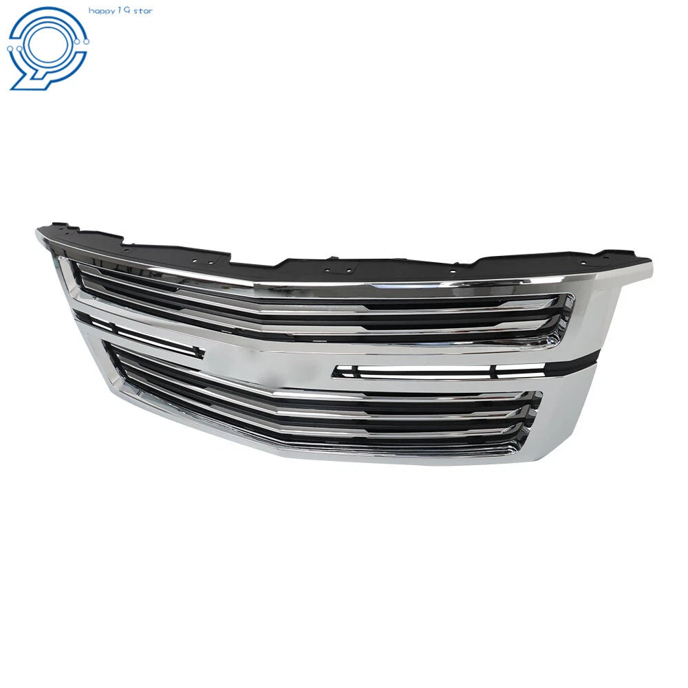 Chrome Front Upper Grille for Chevy Tahoe/Suburban LTZ (2015-2020)