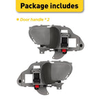 2X Interior Door Panel Handle Gray for Cadillac Escalade (1999–2000)