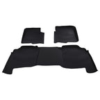 Set of 4 Black Floor Mats for Ford F-150 Super Crew Cab (2004–2008)