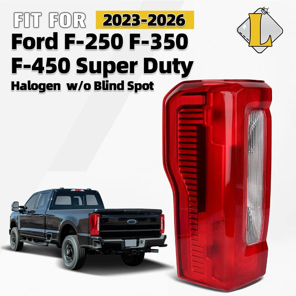 Halogen Tail Light for Ford F250 F350 Super Duty (2023–2026) W/O BLIS Left