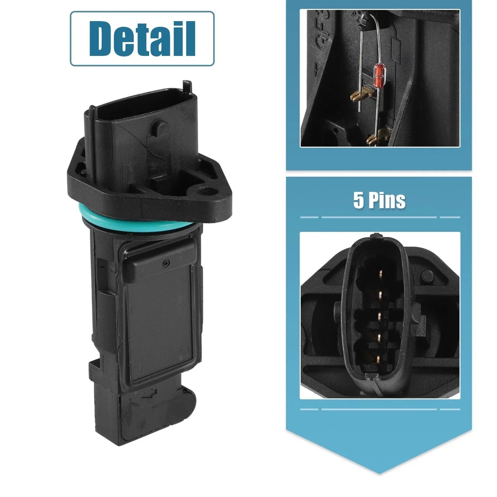 Mass Air Flow Sensor for Hyundai Santa Fe GLS LX 3.5L (2001-2006)