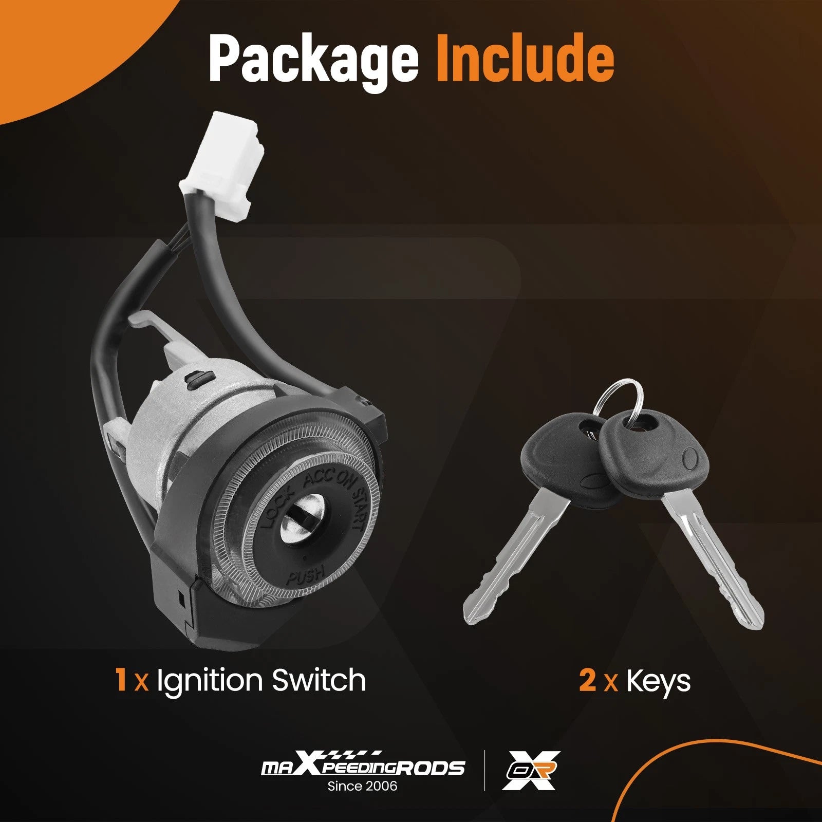 Ignition Lock Cylinder Switch with 2 Keys for Kia Soul (2010–2013) 81900-2KA30