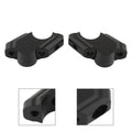 Black Offset Handlebar Riser Clamp for Yamaha Tenere 700 (2019-2025)