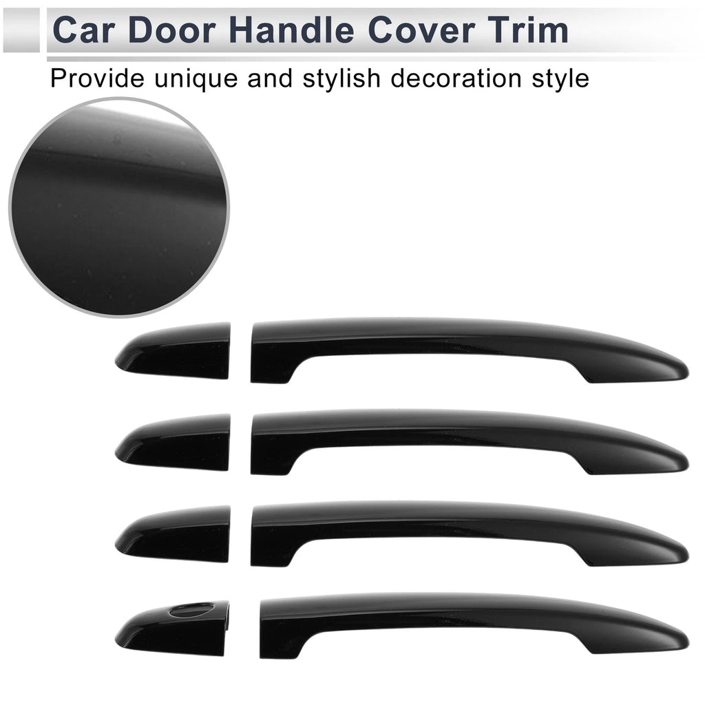 Door Handle Cover Trim for Toyota Highlander (2014–2019) Black