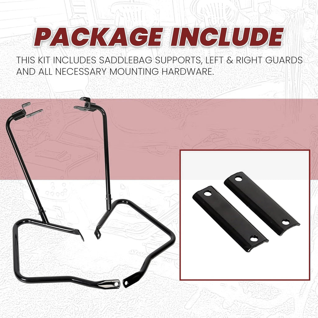 Saddlebag Bracket Crash Bar for Harley Street Road Glide (2014–2026)