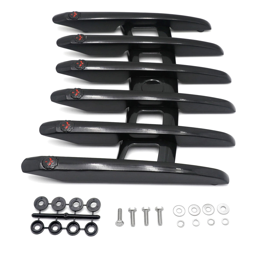 Skull Stealth Top Luggage Rail Rack for Harley Touring (2014–2023)
