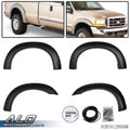 Set of 4 Rivet Pocket Style Fender Flares for Ford F250 F350 Super Duty