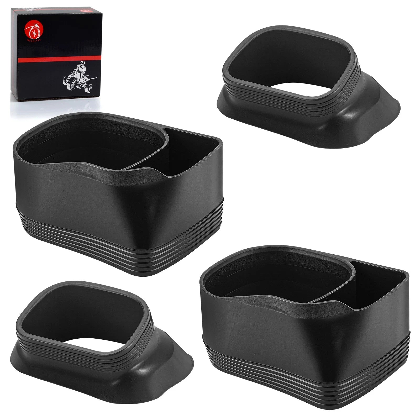 Ram Air Intake Duct Rubber Boots for Suzuki GSXR 600 & 750 (1997-2000)