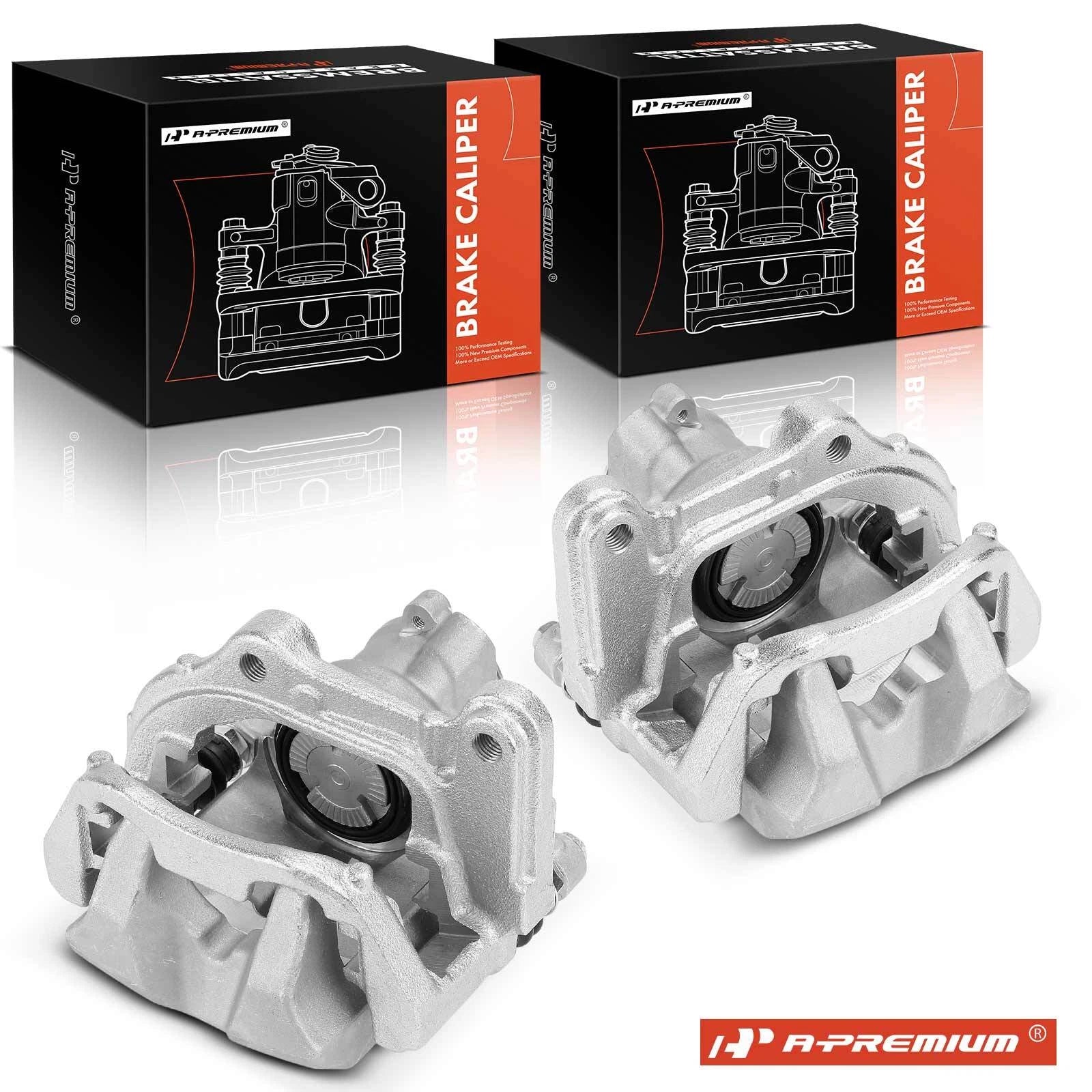 Pair Front/Rear Brake Calipers with Bracket for BMW G30 (2017–2021)