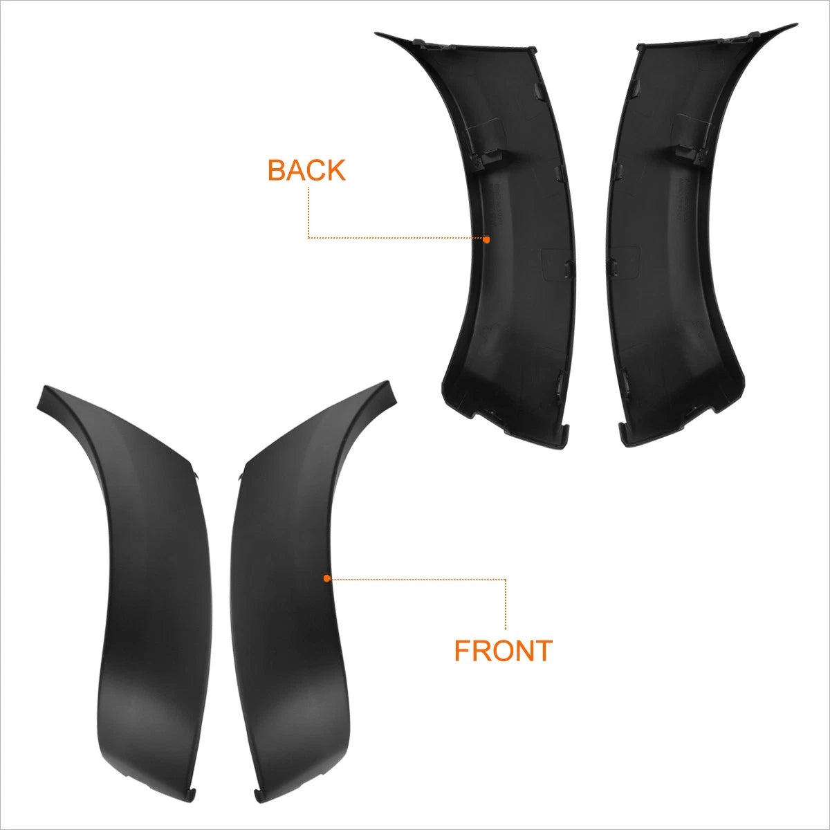 Bumper End Caps + Gaskets for Toyota Tacoma (2005–2011)