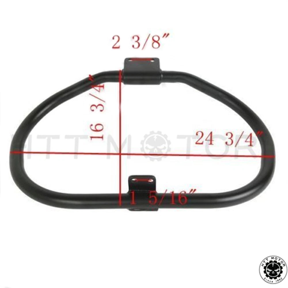 Black Engine Guard Crash Bar for Harley Sportster XL 883 1200 (2004–Present)
