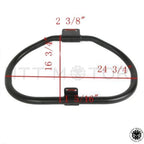 Black Engine Guard Crash Bar for Harley Sportster XL 883 1200 (2004–Present)