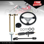 Steering Wheel Assembly & Gear Rack Pinion for Go Kart 110cc