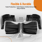 Mud Flaps for Honda Odyssey (2009–2013) Complete Black Protection Kit