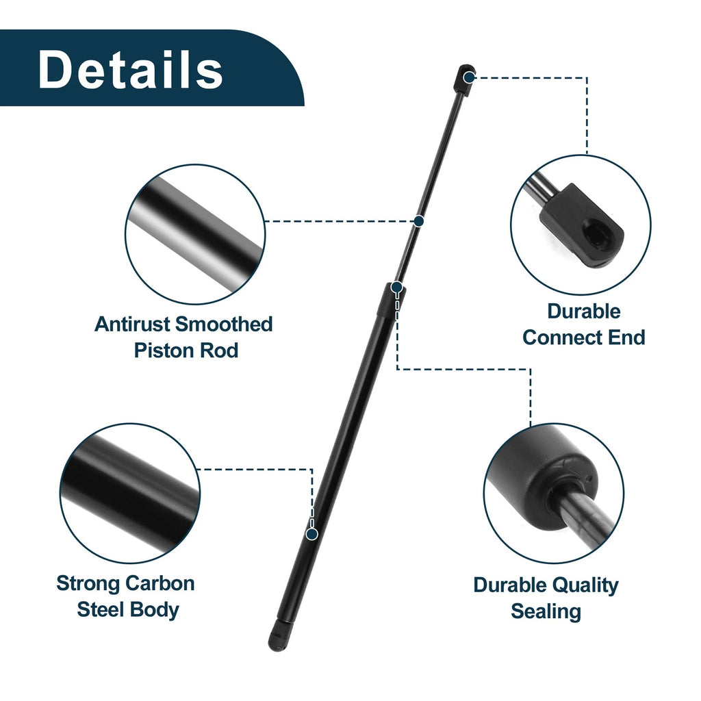 Set of 2 Front Hood Lift Supports Struts for Buick Century (1997–2005)