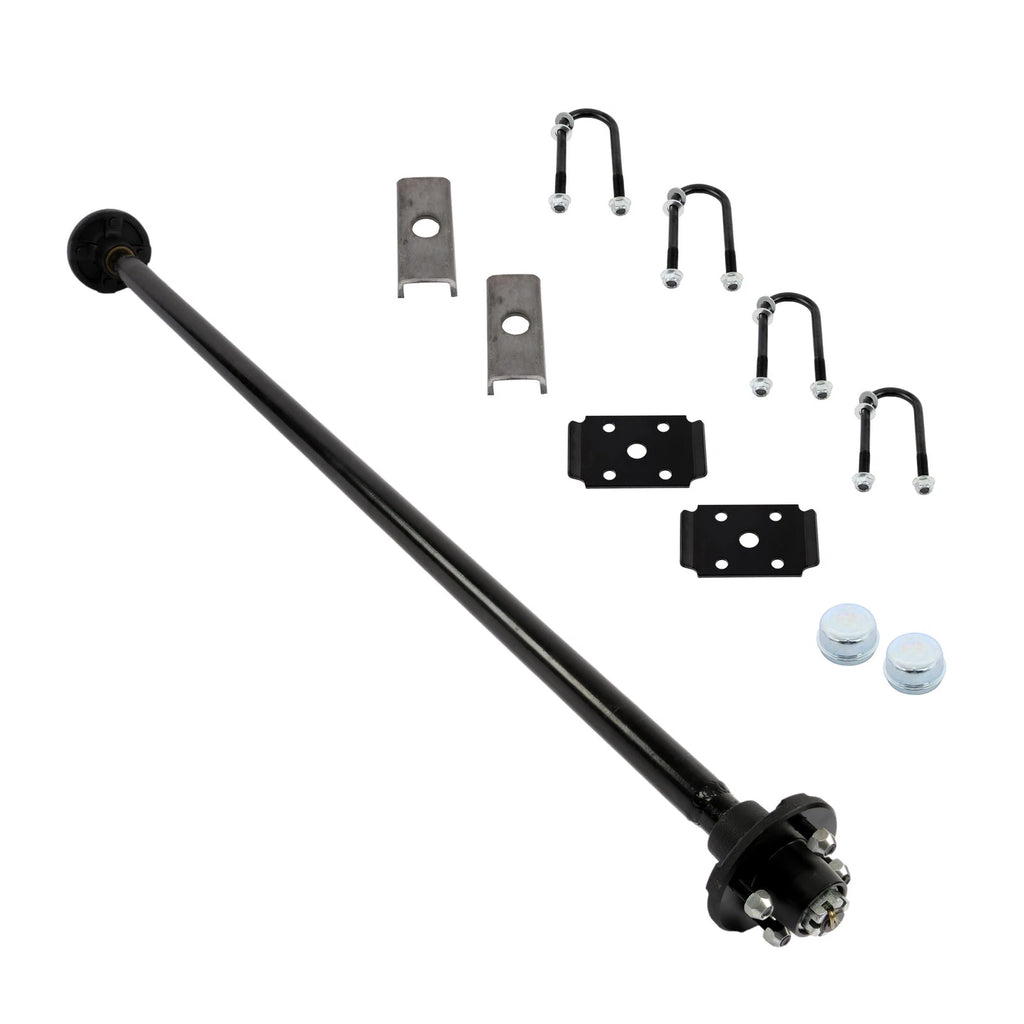 2000lbs Trailer Axle for 4 Lug (49" 52" 56.5" 61")
