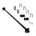 2000lbs Trailer Axle for 4 Lug (49" 52" 56.5" 61")