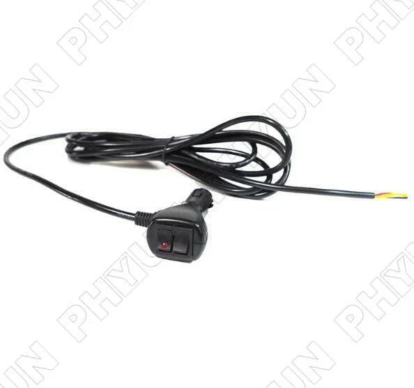 12V 10ft Cigarette Socket Plug Connector for Car Truck On Off Toggle Switch
