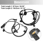 1 Pair ABS Sensor for Mitsubishi Lancer (2009–2015) No. 4670A583