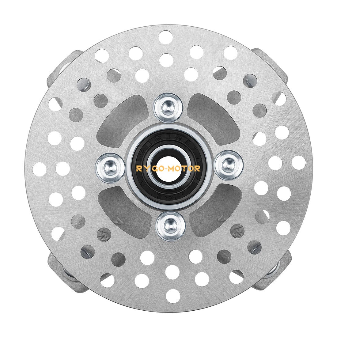 Front Wheel Hub & Brake Disc Rotor for Yamaha Raptor 660R 700 700R YFZ450 (2001–2020)