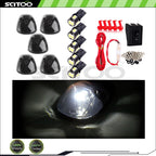 5x Smoke Lens Roof Cab Marker LED Bulbs T10-6-5730-SMD for Trucks