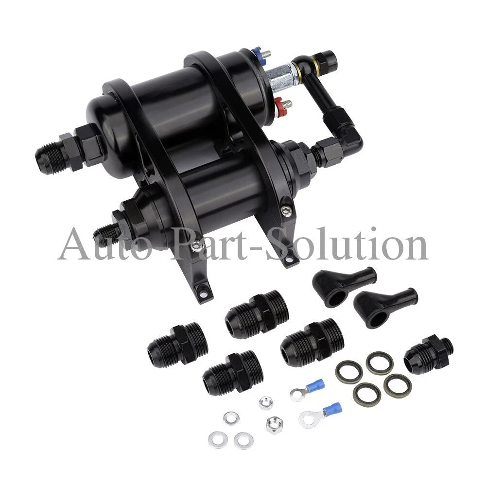 380LPH Universal Fuel Pump with Bracket Kit & Filter for Various Models