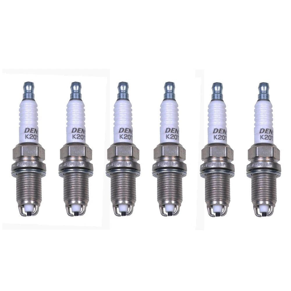 Set of 6 Denso U-Groove Spark Plugs (Gap 0.040) for