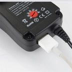 12V 30W Adjustable Power Supply Adapter + 6 x Tip Connectors for Various Models