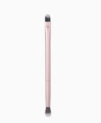 Set of 2 Pink Dual Ended Makeup Brushes for Eye Blending and Face Definition