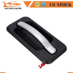 Rear Passenger Outside Door Handle for Hummer H2 (2003-2009) Chrome/Black