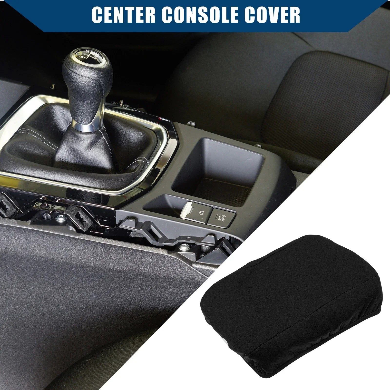Center Console Armrest Cover for Honda Civic 2006-2013 Neoprene Black
