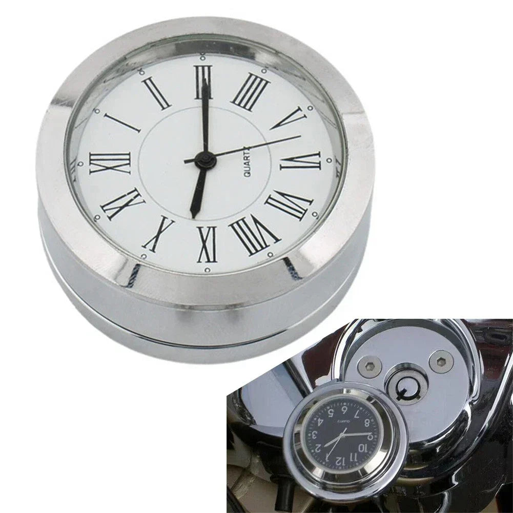 45mm Aluminum Front Fork Lock Clock Cover Chrome for Harley Road King (1994-2024)