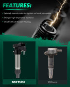 Ignition Coils for GMC Acadia Canyon Terrain Pontiac G6 Cadillac CTS Saturn Vue (2007–2019)