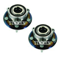 Set of 2 Rear Timken Wheel Bearing & Hub Kit for Cadillac CTS, Chevy Camaro (RWD)