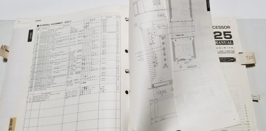 Yamaha Switching Unit SU4000 Service Manual