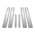 6Pc Chrome Pillar Post Covers for 22-24 Pontiac G6 - Upgrade Your Auto P5811