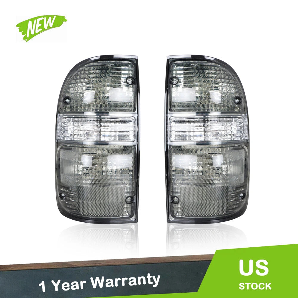 Taillights for Toyota Tacoma (2001–2004) Clear Lens LH+RH Pair