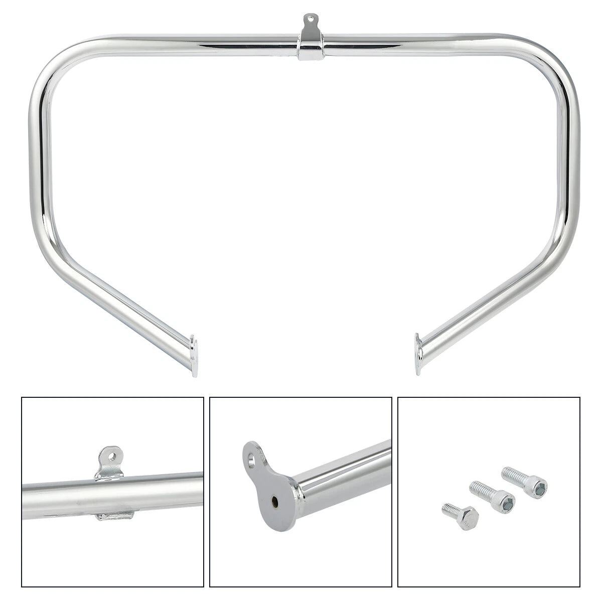 Lower Vented Leg & Crash Bar for Harley Street Road Glide (2014–2024) Gunship Gray