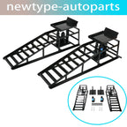 2X Hydraulic Car Lift Ramps for Car Truck (5 Ton)