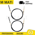 2pcs Throttle Control Cable for Johnson Evinrude OMC (0173114)