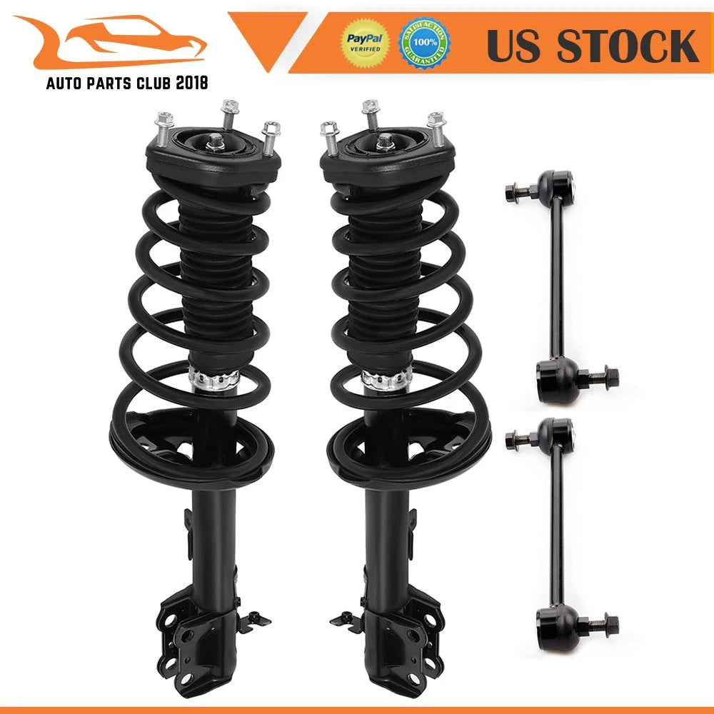 Rear Struts Set for 2009-2012 Toyota Venza AWD w/Coil Spring & Sway Bars