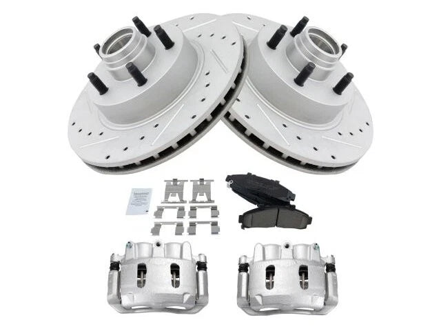 Front Brake Pad Rotor Caliper Set for Mazda B4000 RWD (1998–2000) MD941RN