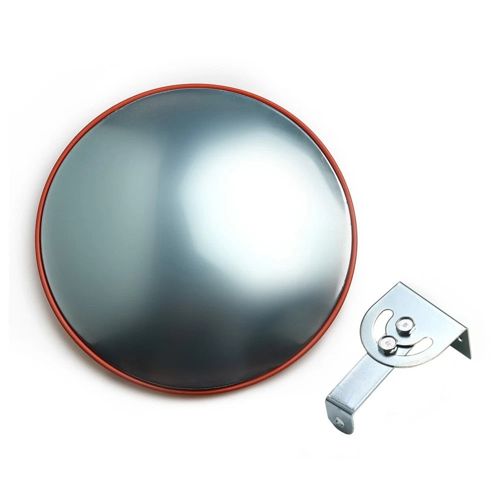 30cm Wide Angle Curved Convex Road Mirror for Traffic Driveway