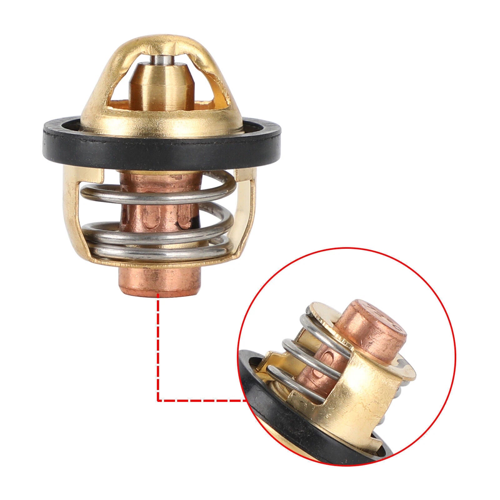 Engine Coolant Thermostat 0180-022810 for Cfmoto X5 X6 Z6 Ranger Cforce Zforce (2010–2023)