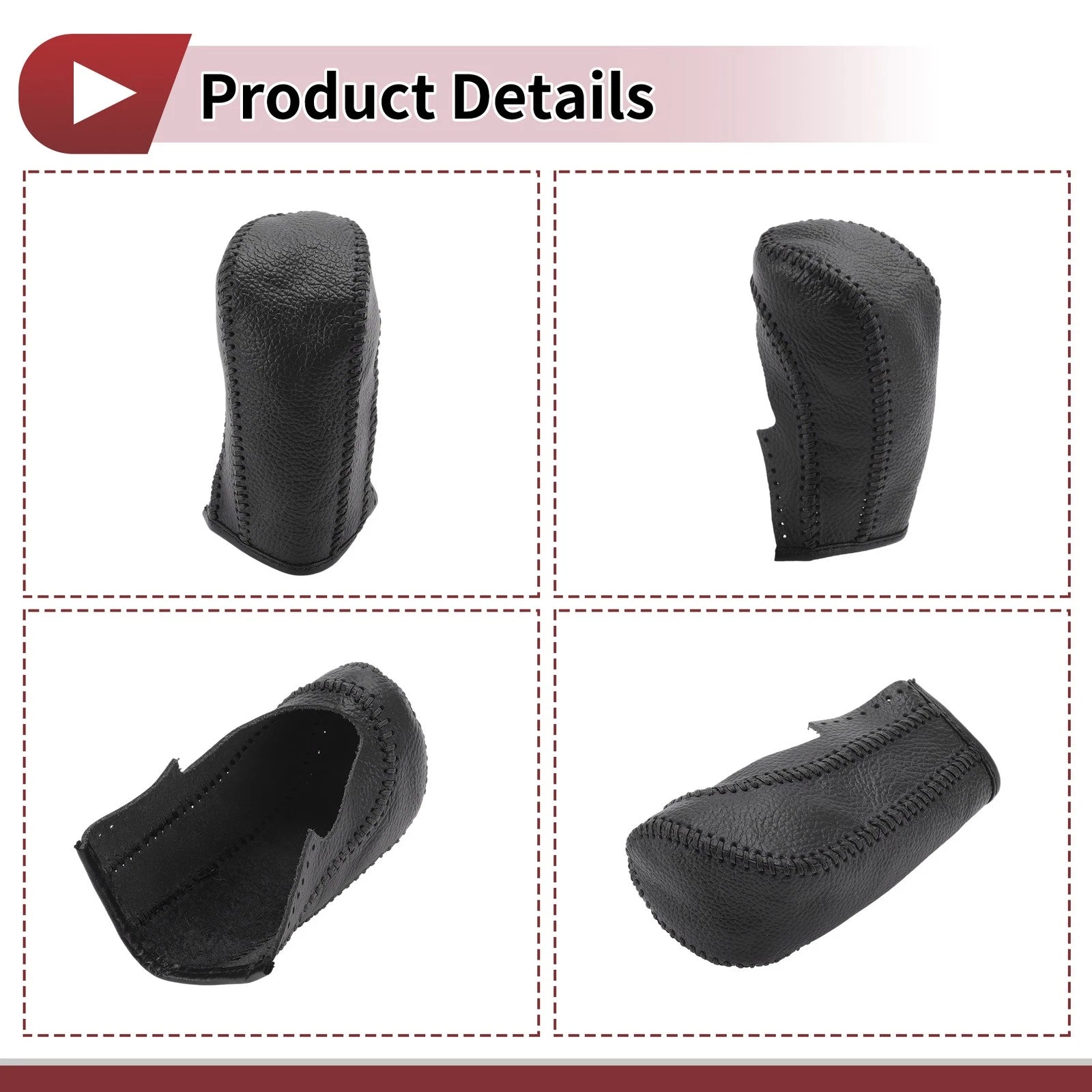 1 Pc Gear Shift Knob Cover for Ford Fiesta (2009–2012) Faux Leather